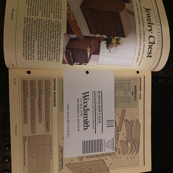 🎉5/$10🎉 Woodsmith magazine vol 15 number 89 October 1993 pendulum clock - Picture 5 of 7